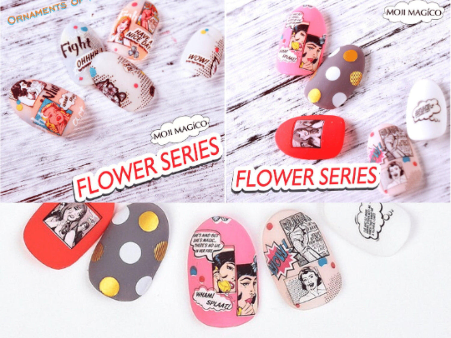 Pin-up Girl Nail Art Sticker Vintage Magazine