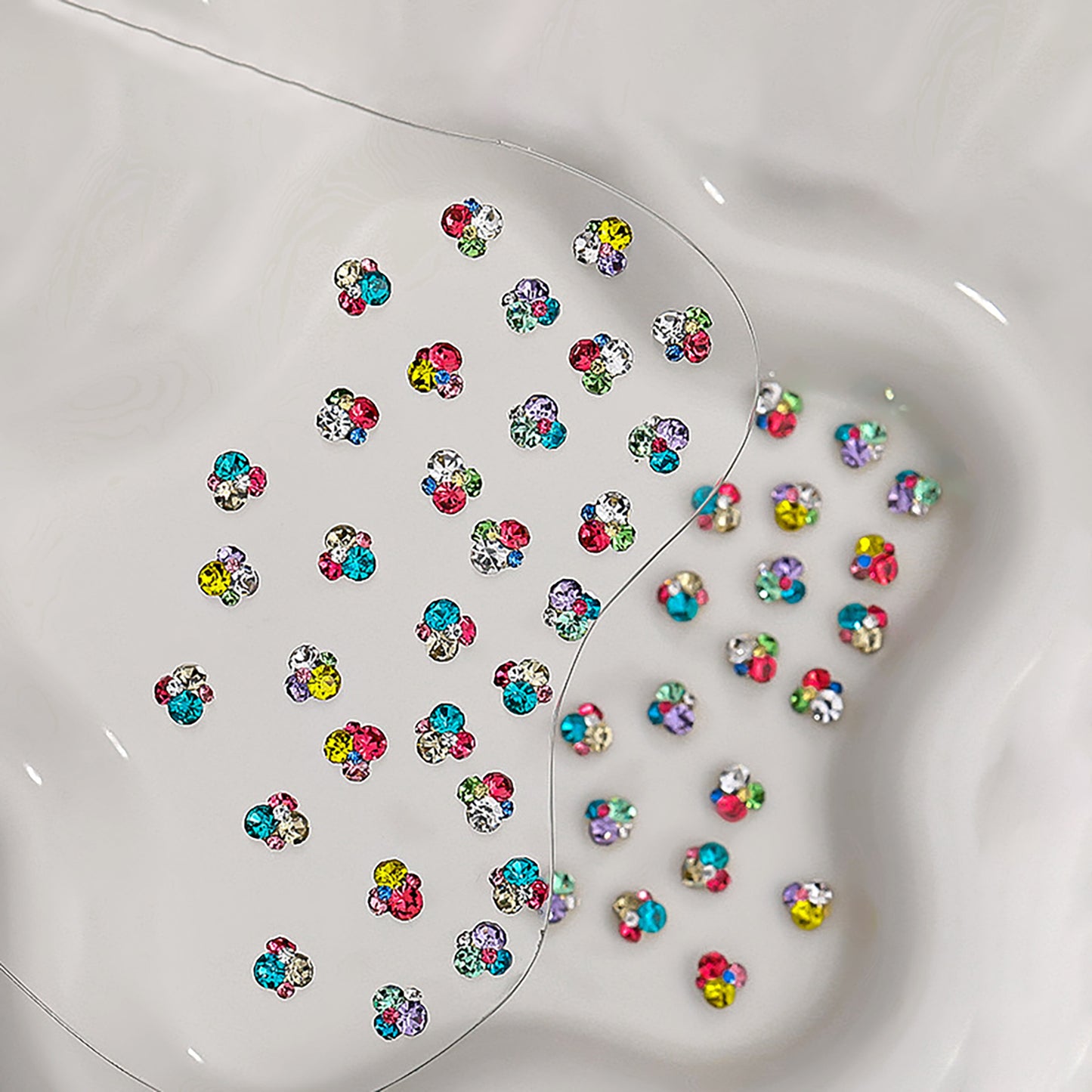 10pcs Mini Candy Czech Rhinestone Nail Charms: 3D Kawaii Nail Art
