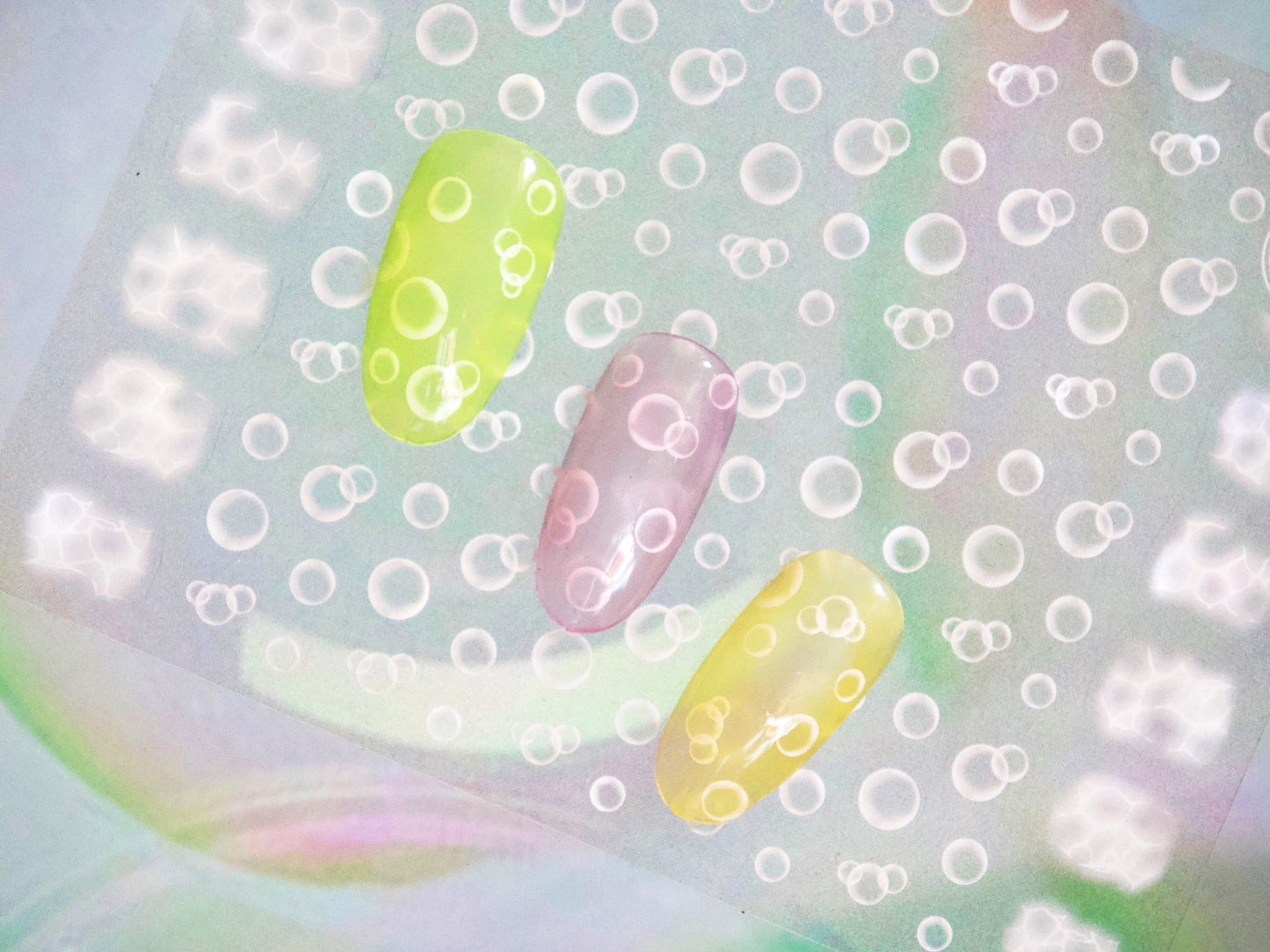 Bubbles nail sticker