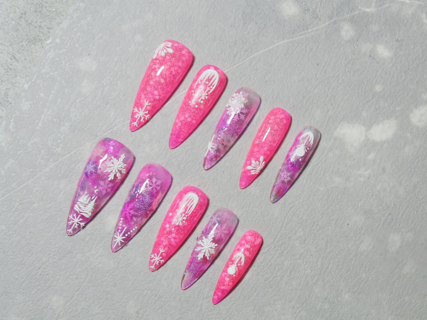 5g Snow Flake Glitter Nail UV Gel Polish