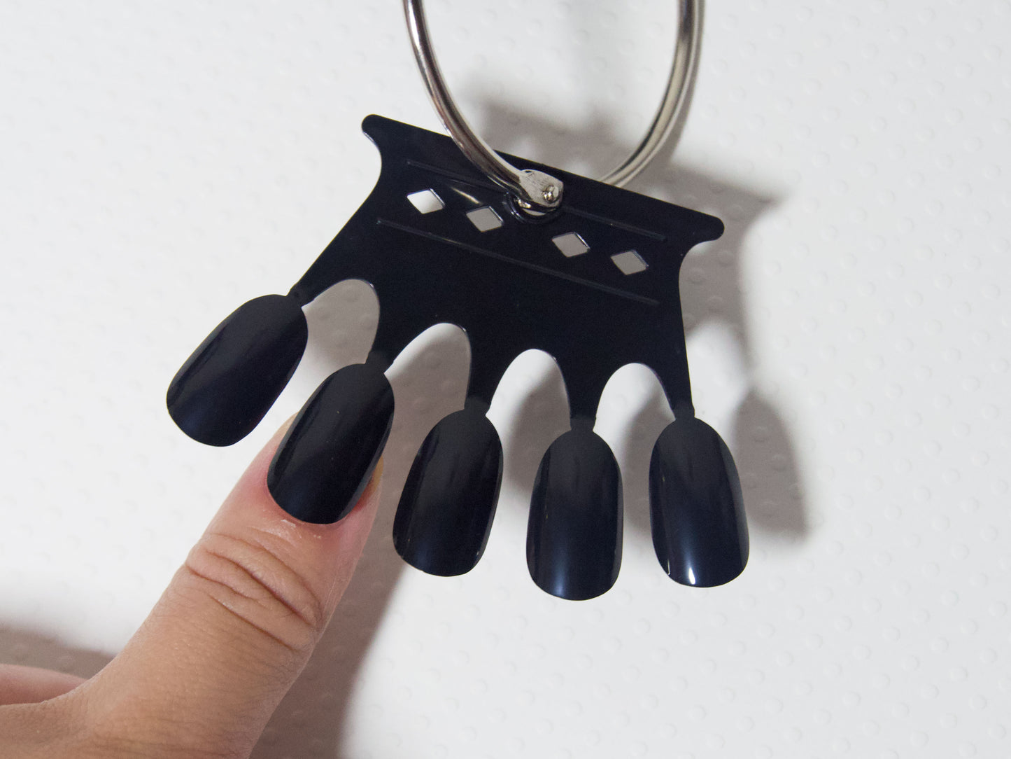 Crown Nail Gel Polish Color Display Card/ Clear White Black False Nails Acrylic Nail Art Tips Display palette Holder