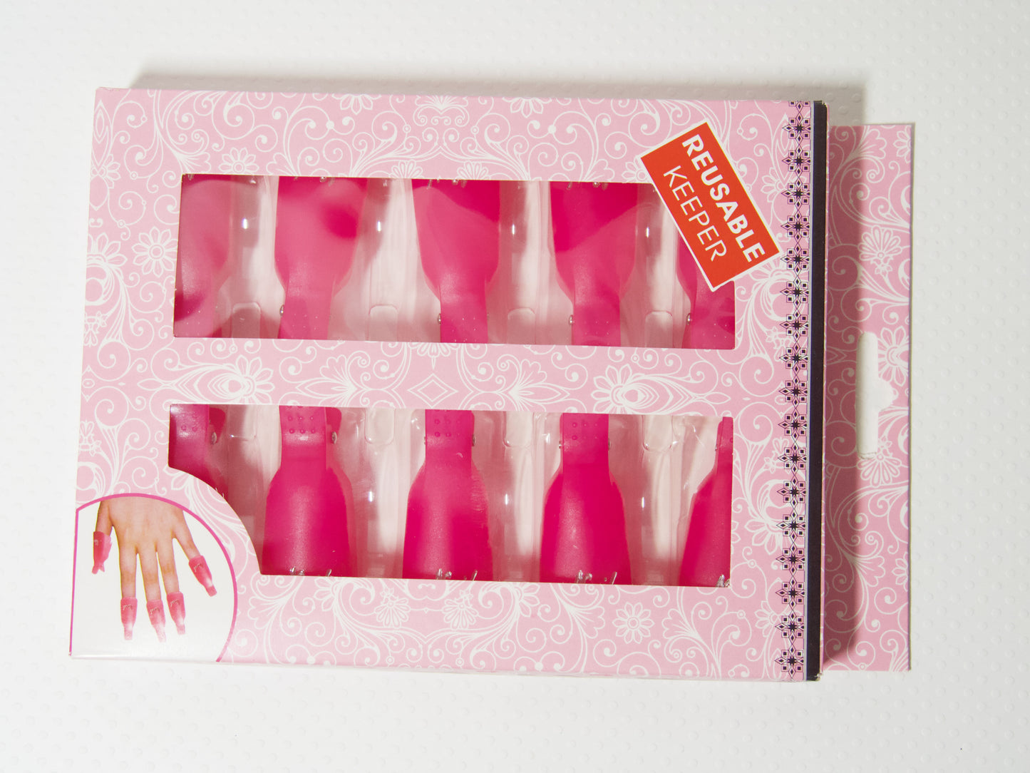10pcs reusable Soak Off Caps Clips for acrylic nail polish gel polish remover