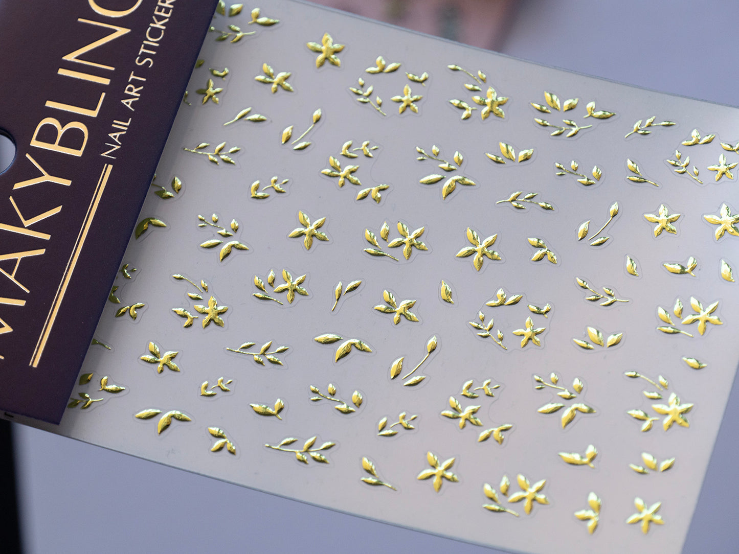 Leaf Nail Stickers Set, Gold Botanical Nail Decals, Minimalist Floral Nail Art, Green Leaf Nail Stickers, Nature Inspired Nail Accessories