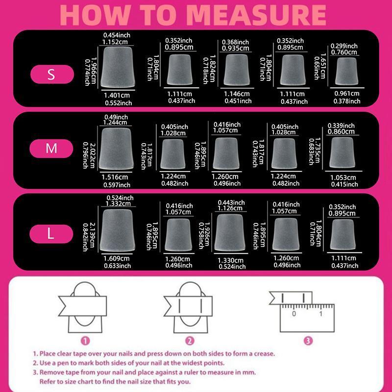 504pcs Duck Press On Nail Tips – Short Square Matte Acrylic Duckbill Nail Tips | Full Cover Nail Tips for DIY & Salon Use