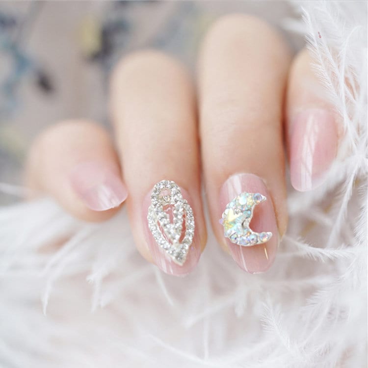100 pcs Full Cover Cute Round False Fake Nails Tips Manicure nail well tips/Japanese style Acrylic UV gel nail polish Manicure Nail Tips