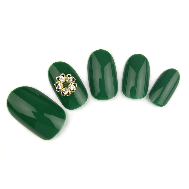 100 pcs Full Cover Cute Round False Fake Nails Tips Manicure nail well tips/Japanese style Acrylic UV gel nail polish Manicure Nail Tips