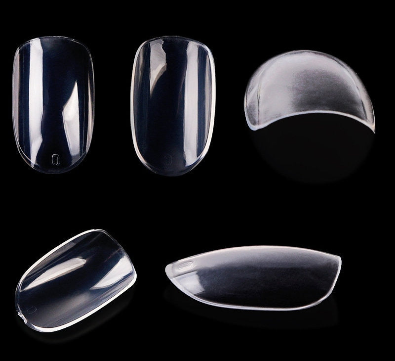 100 pcs Full Cover Cute Round False Fake Nails Tips Manicure nail well tips/Japanese style Acrylic UV gel nail polish Manicure Nail Tips