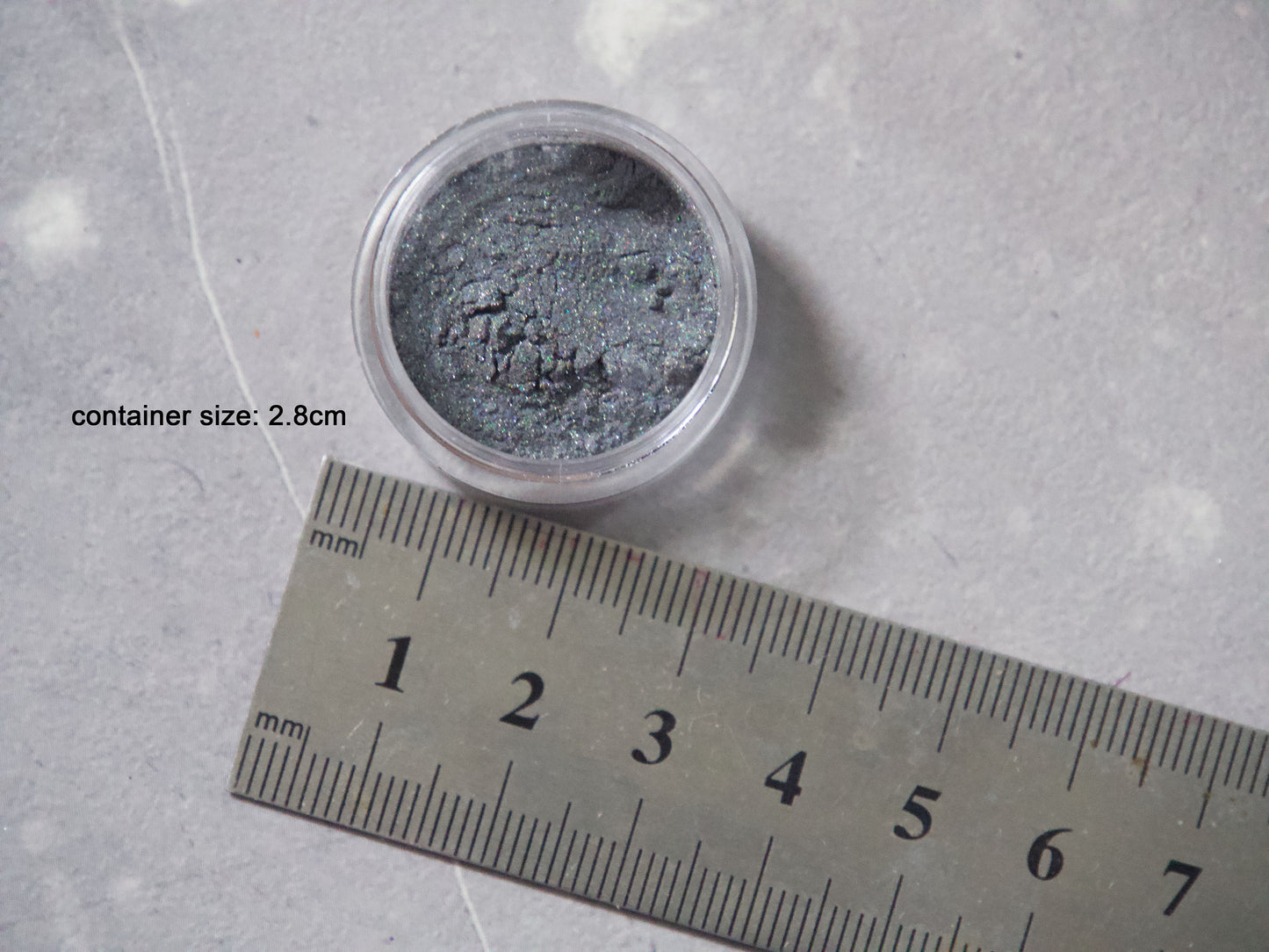 Ultra Fine Rainbow Laser Powder 20 um/ 0.2g Silver Halo Nail Shimmer Pigment/ Chameleon Colorful Holographic Powder for Resin & Manicure