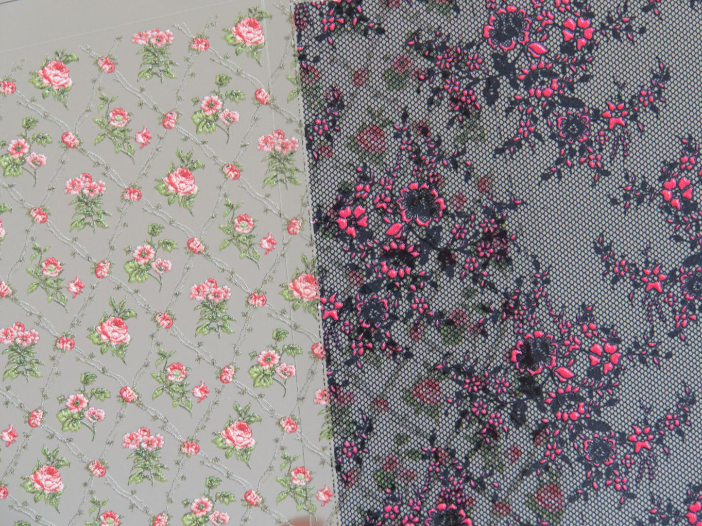 Bridal Vintage Rose Lace Sticker Nail Art/ Flowers Bouquet 3D Decorative Peel Off Stickers for Nails/ Floral White Rosa Black Rose Manicure