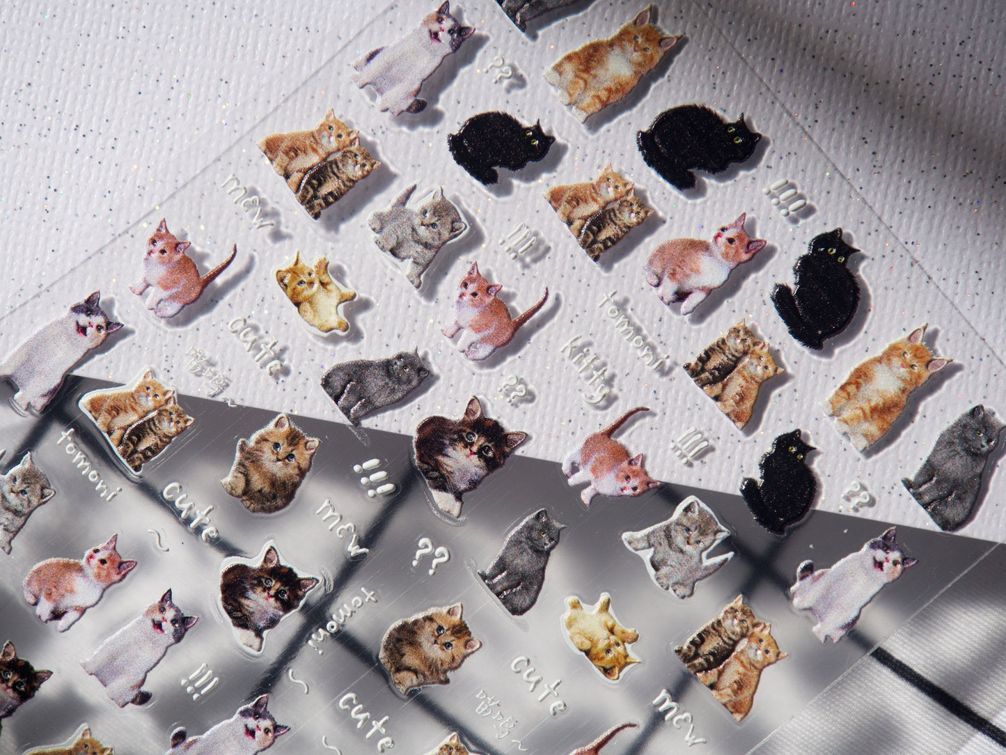 Kitty Cat Nail Stickers