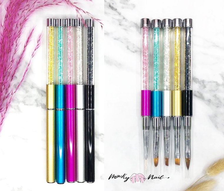 Nail Brush for Detailing Striping Nail Art with Gel Brushes, Painting Brushes, 3D Brush, Acrylic brush for nail art painting