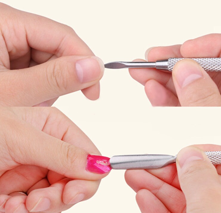 1 set Stainless steel Nail Cuticle Nippers Cutter Dead Skin Scissor/ Stainless Steel Cuticle Remover/Nail Cuticle Pusher Manicure Care Tool