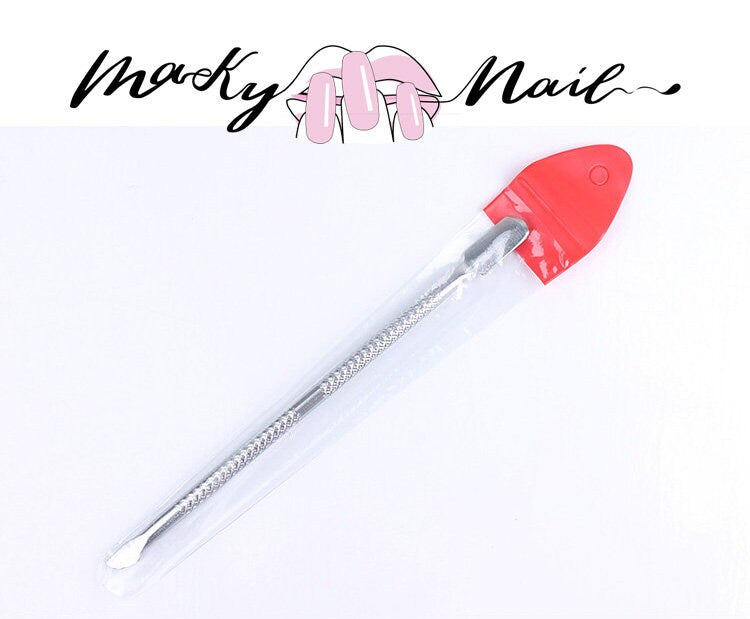 MUST have 1pc Stainless Steel Cuticle Remover/ Double Sided Finger Dead Skin Push/ Nail Cuticle Pusher Manicure Care Tool Scraper
