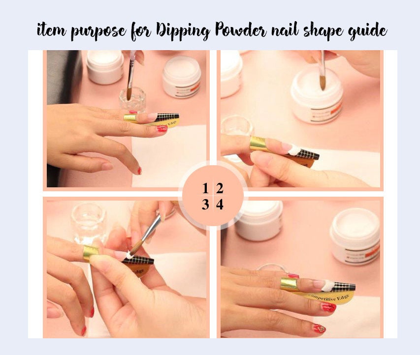 50pcs Nail Extension Curing Guide sticker/ Professional Forms U Shape French Tips Guide Acrylic Curve Nail Form Manicure Styling Tools