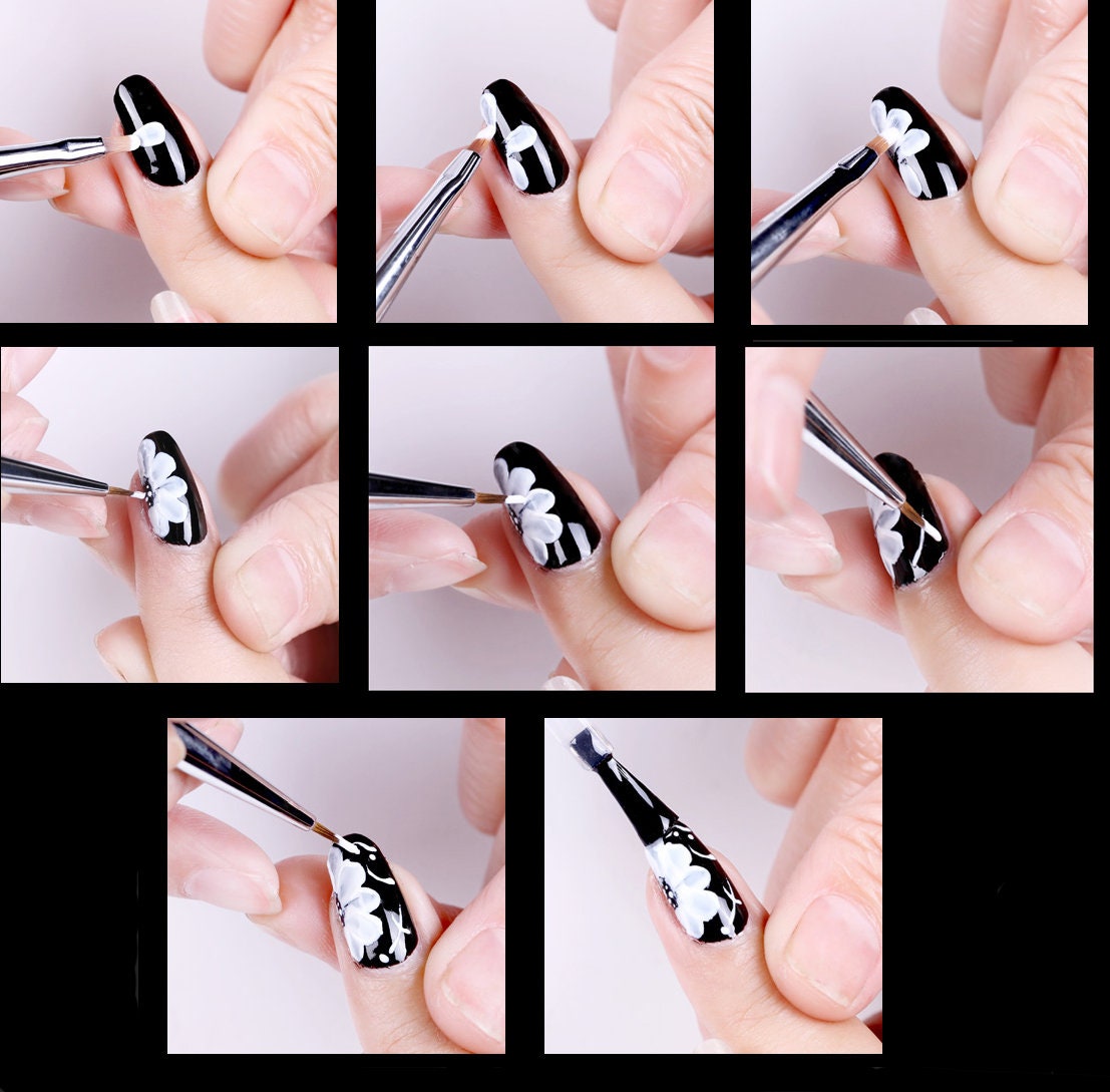 7ml Paint Gel for nail art/ UV Led Nail Painting Gel/ 3D Painting Gel Soak off brush painting gel polish Line Art Illustration