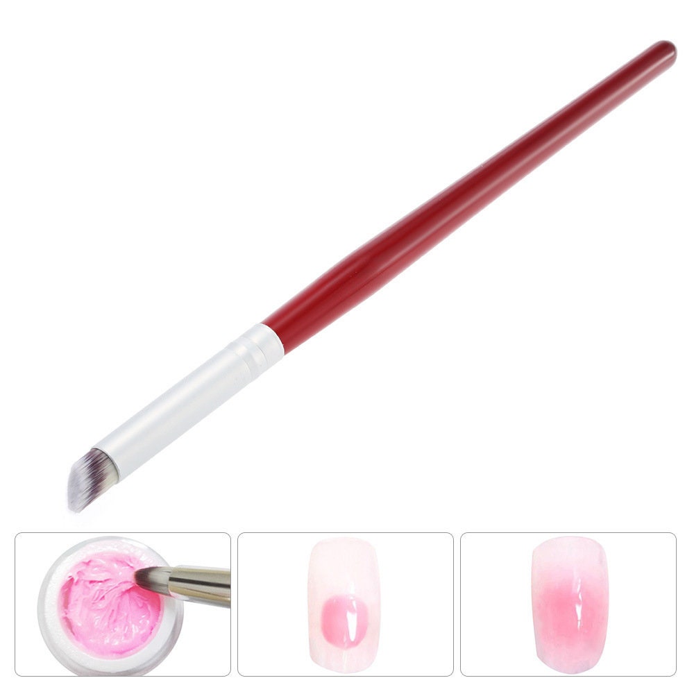 Mink hair Nail Art Brush Gradient Drawing Painting Ombre Pen/Angled Dotting Dizzy Dye Pen/ Ombre nail brush