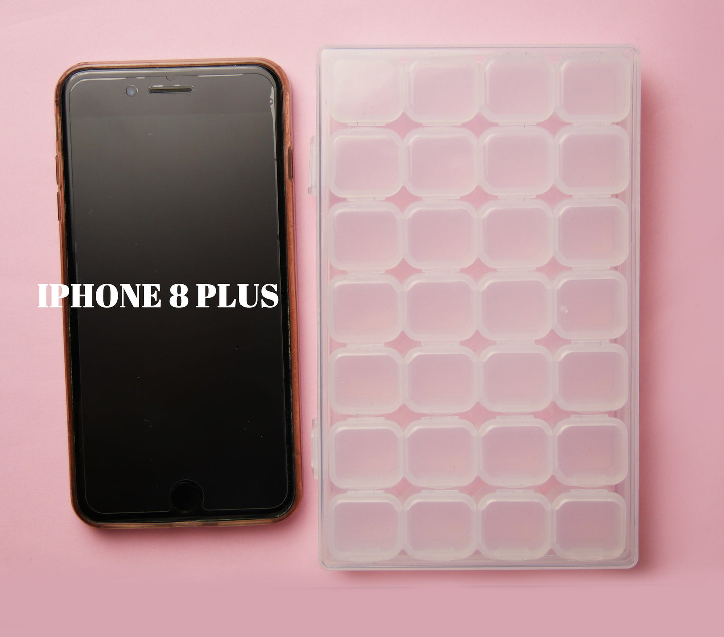 28/54 grids Empty Storage Box Strass Beads Rhinestone/Studs Decals container box/Nail Jewelry Display Removable Container Case