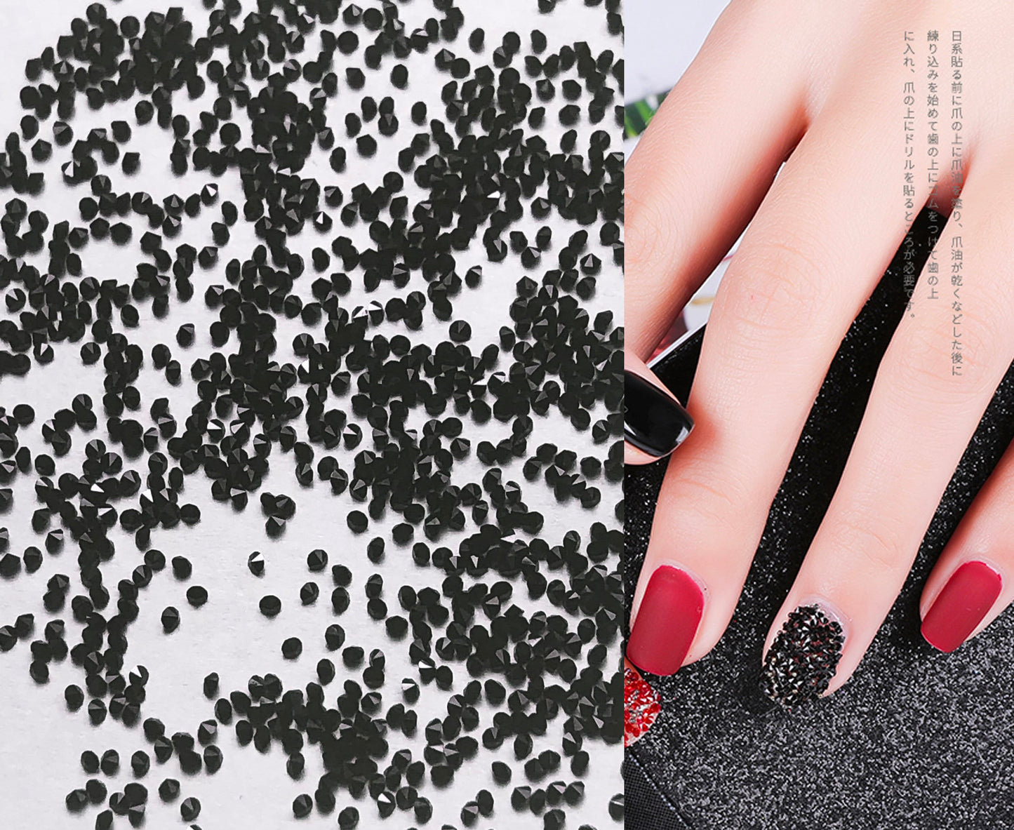 Microbead Culet Diamond crystal Nail Art glitter/ Mini crystal Metallic AB stone Nail design art decoration rhinestones /Mini chatons