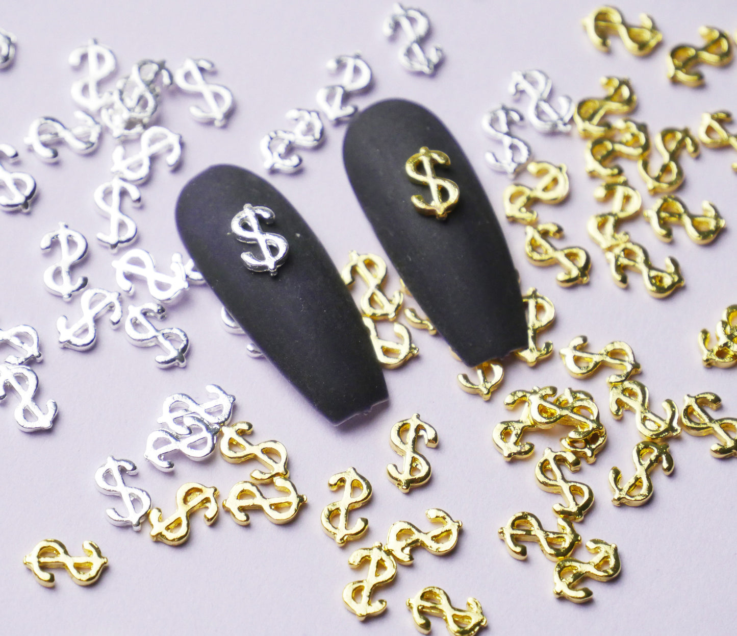 5 pcs 3D Money Sign nail decoration/ Dollar Sign DIY nail deco charm for nail art