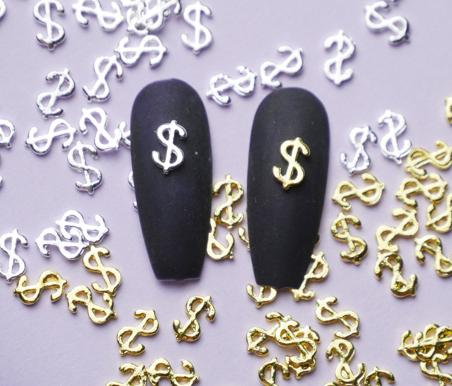 5 pcs 3D Money Sign nail decoration/ Dollar Sign DIY nail deco charm for nail art
