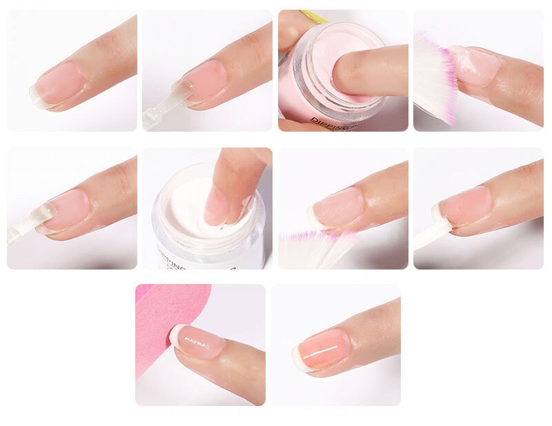 10ml Neon Noctilucent Nail Dipping Powder/Glow In The Dark Powder Fluorescent Luminescent Nail Art Pigment/ Glowing Nail Art Powders