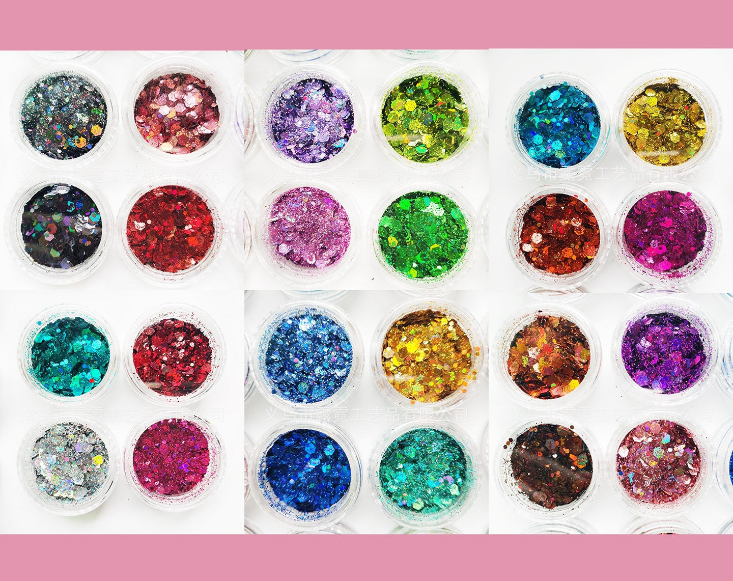 12 jars Halo hexagon Mixed size Glitter/ Nail Flakes 3D DIY laser Sequins/Mermaid silver hexagon starry sky glitter flakes for nail gel