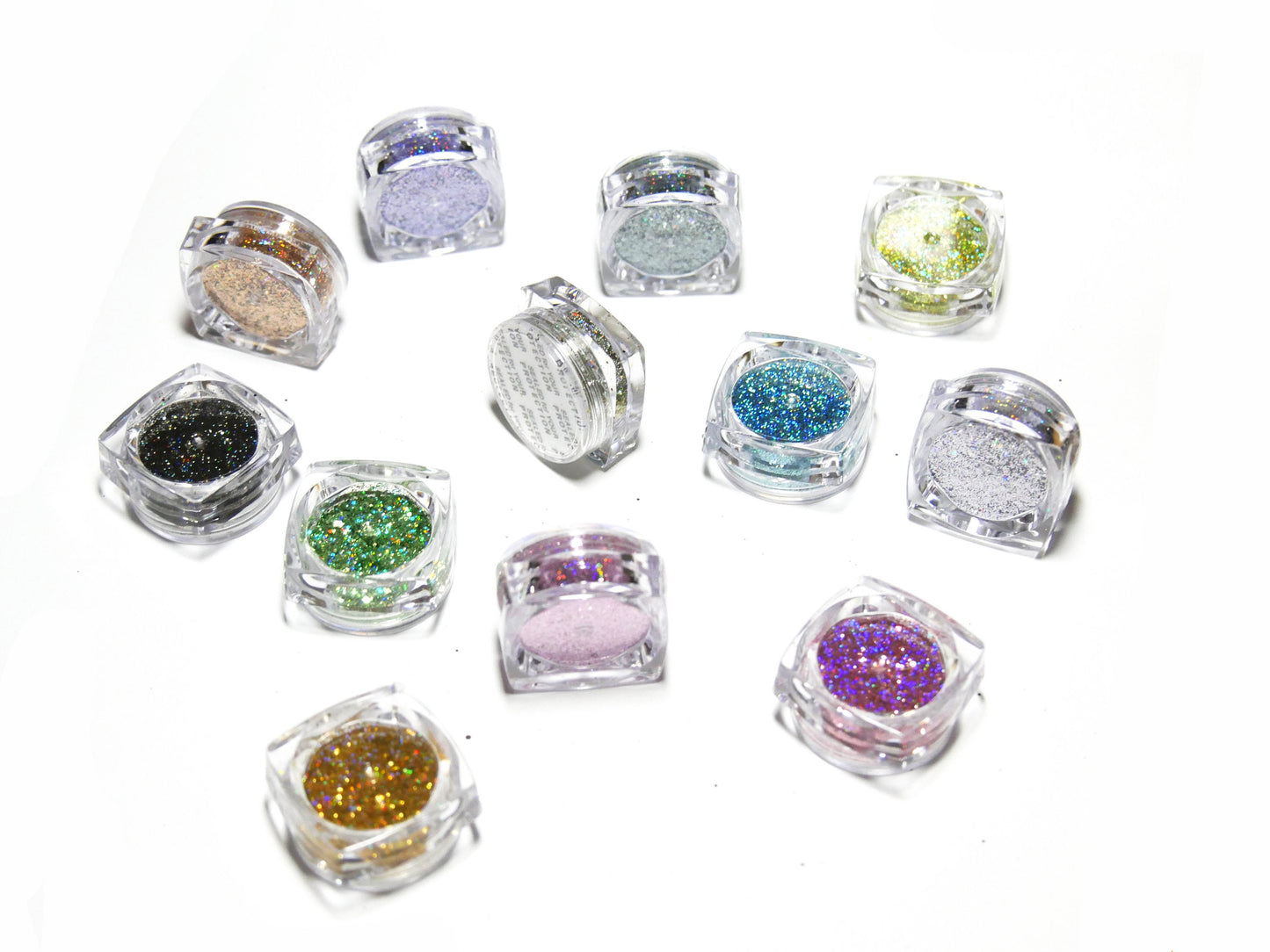 Halo Powder Glitter For Nail Art Design/Rainbow Pigment Glitter Nails/ Holographic Nails starry film illusion laser color changing sequins