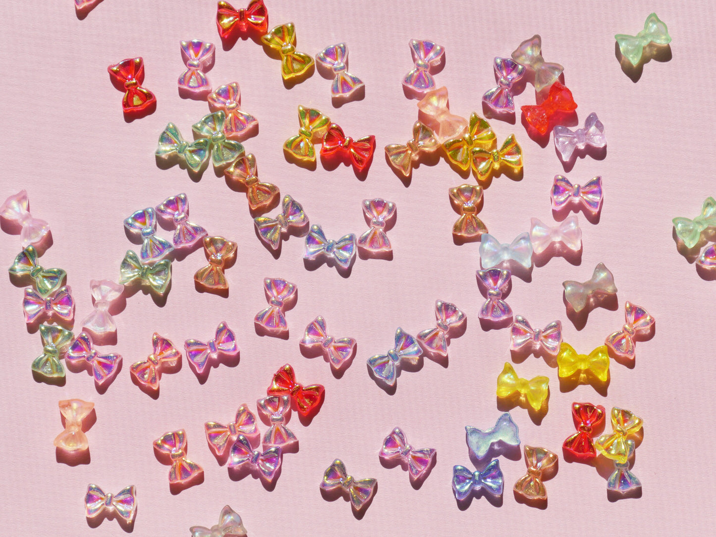 10 pcs 3D Butterfly Floral Bowtie Nail Decal/ Chameleon Tik Tok Nail DIY charm for nail Gel Polish Design