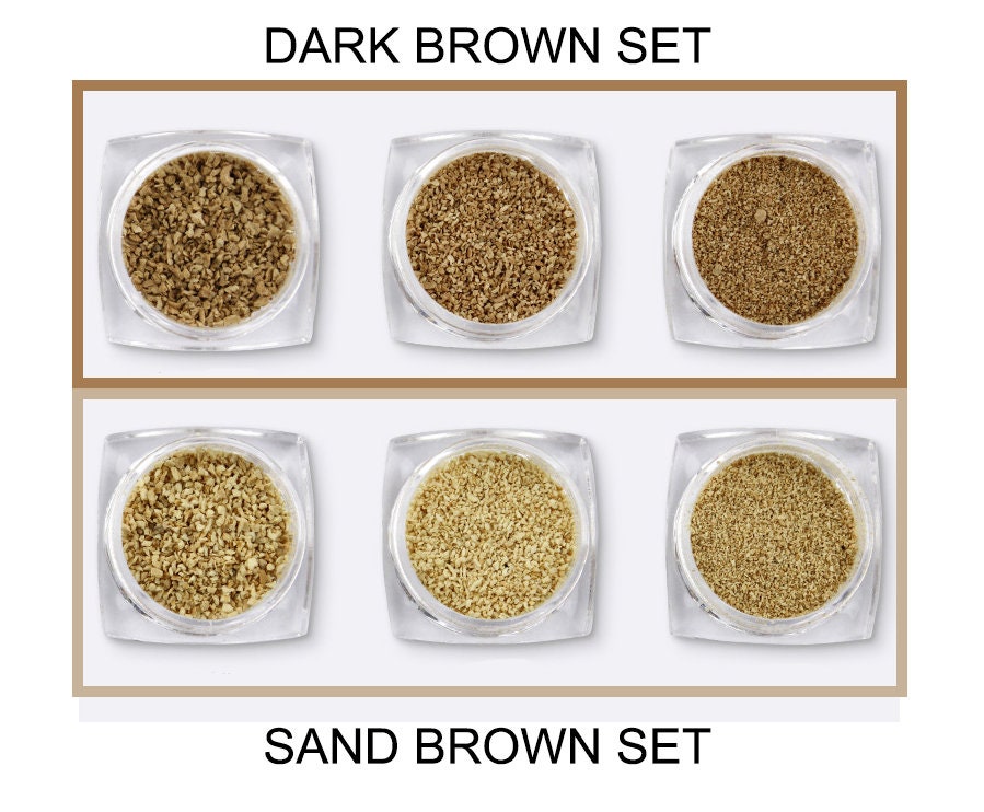 3 pcs Nail Sawdust Powder Combination DIY Resin Craft Supply Wood Cork Powder Nail Art Decorative Decal