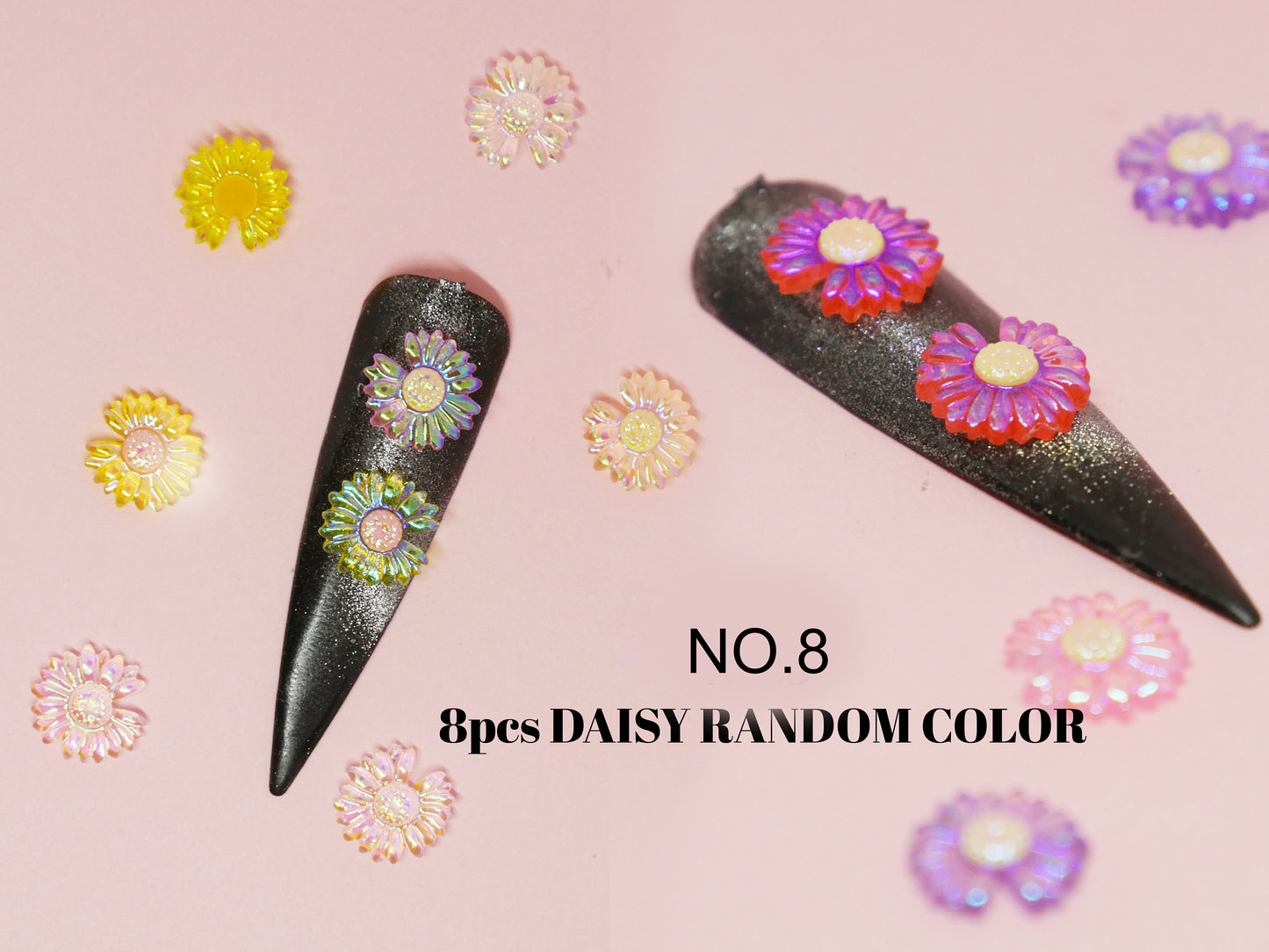 3D Bowtie Polar Lights Nail Decal/ Chameleon Tik Tok Nail DIY charm for nail Gel Polish Design