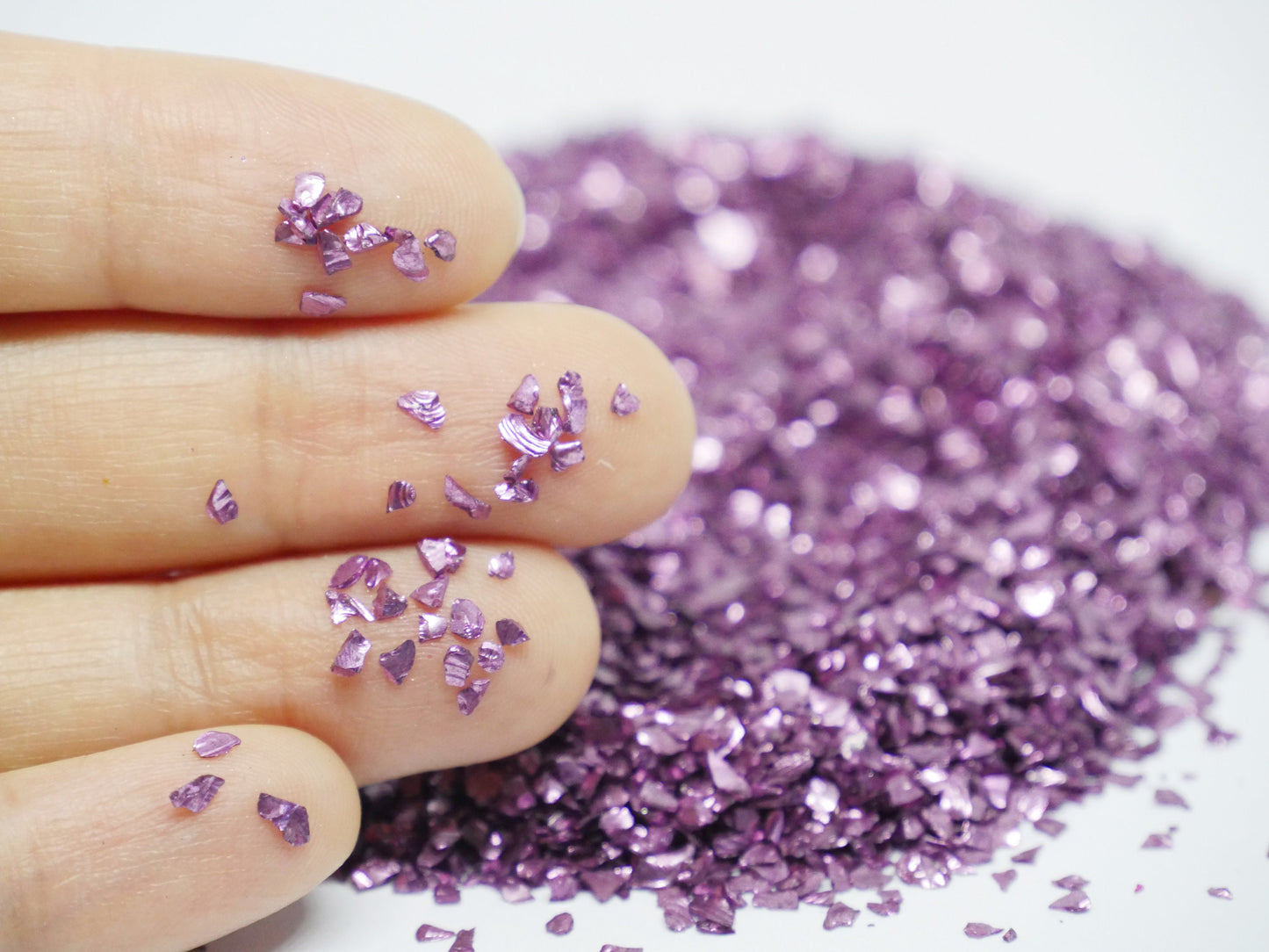 10g Metallic Broken Glass Irregular Stones for nail art/ Metallic rocks