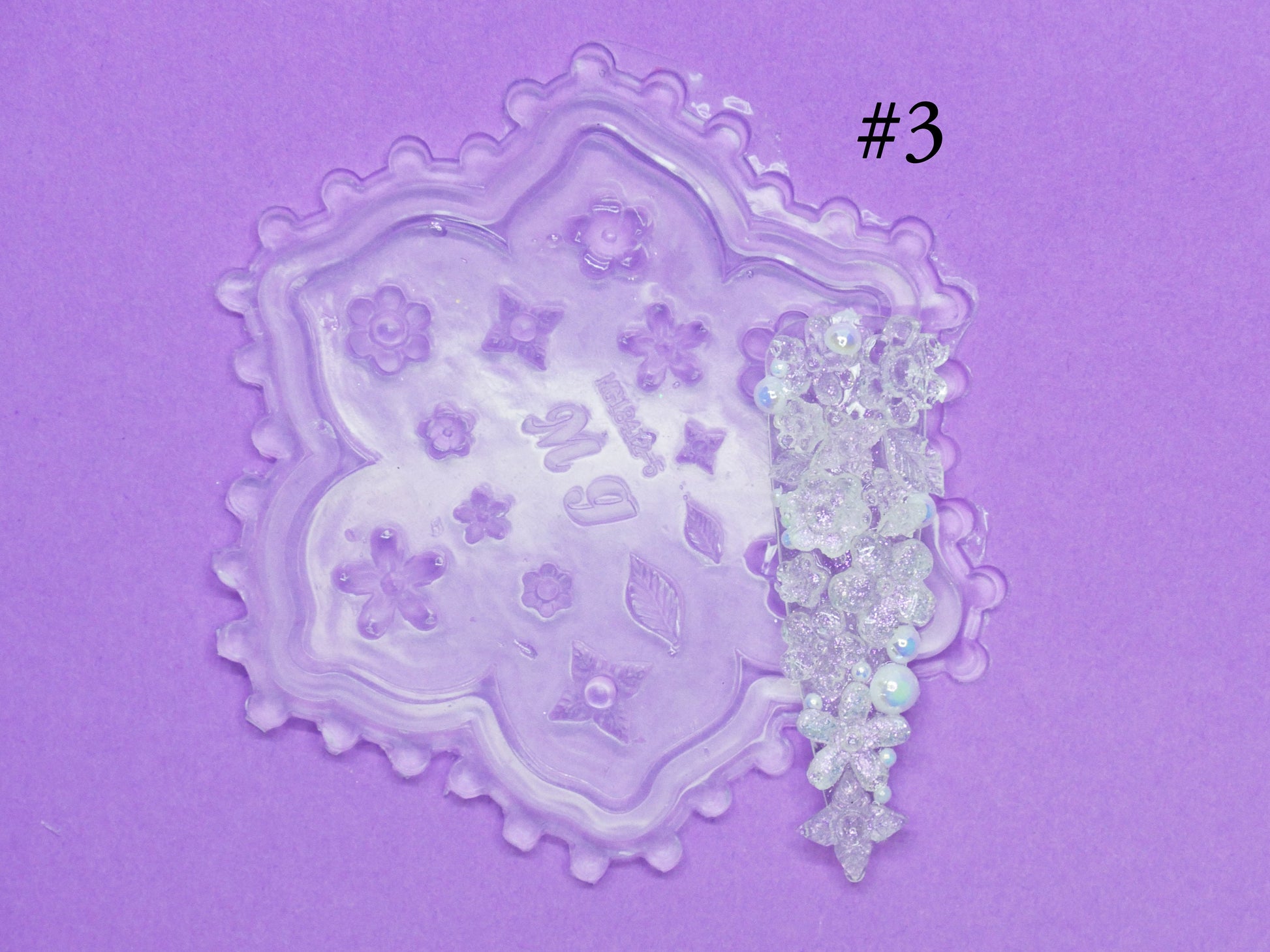 Floral 3D Acrylic Mold for Nail Art DIY Decoration Design/ UV gel Sculpture Mold Silicone Flower leaf Template Manicure