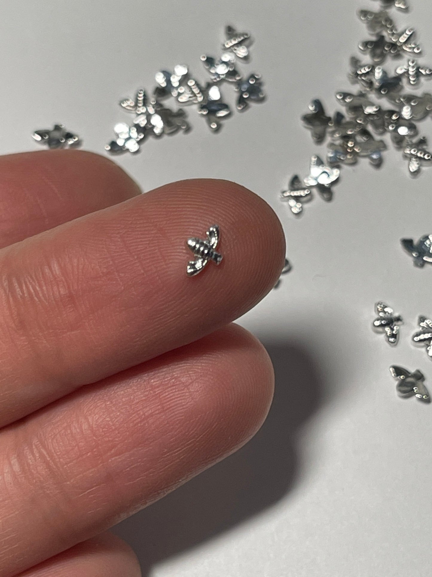 5 pcs 3D Bee nail decoration/ Bee golden Nail DIY nail deco Bee charm for nail gel mail polish design