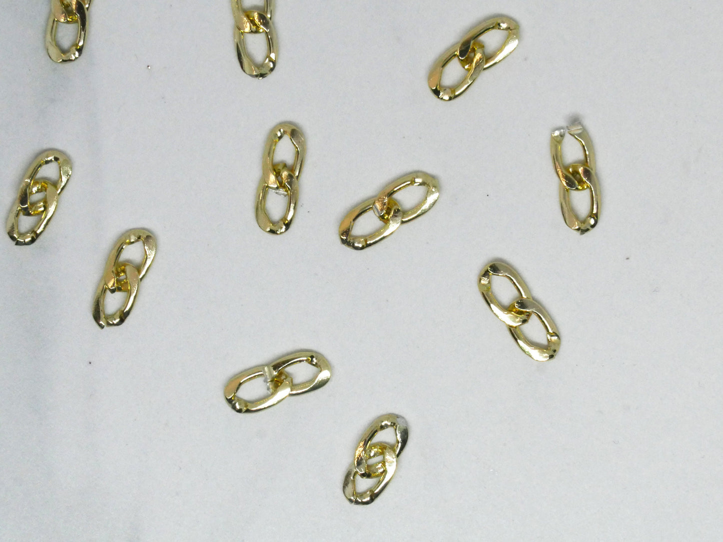 5pcs Metal Steel Chain Punk Style for 3D nail and Mini crafts supply/ multi style nail art deco gold chain set