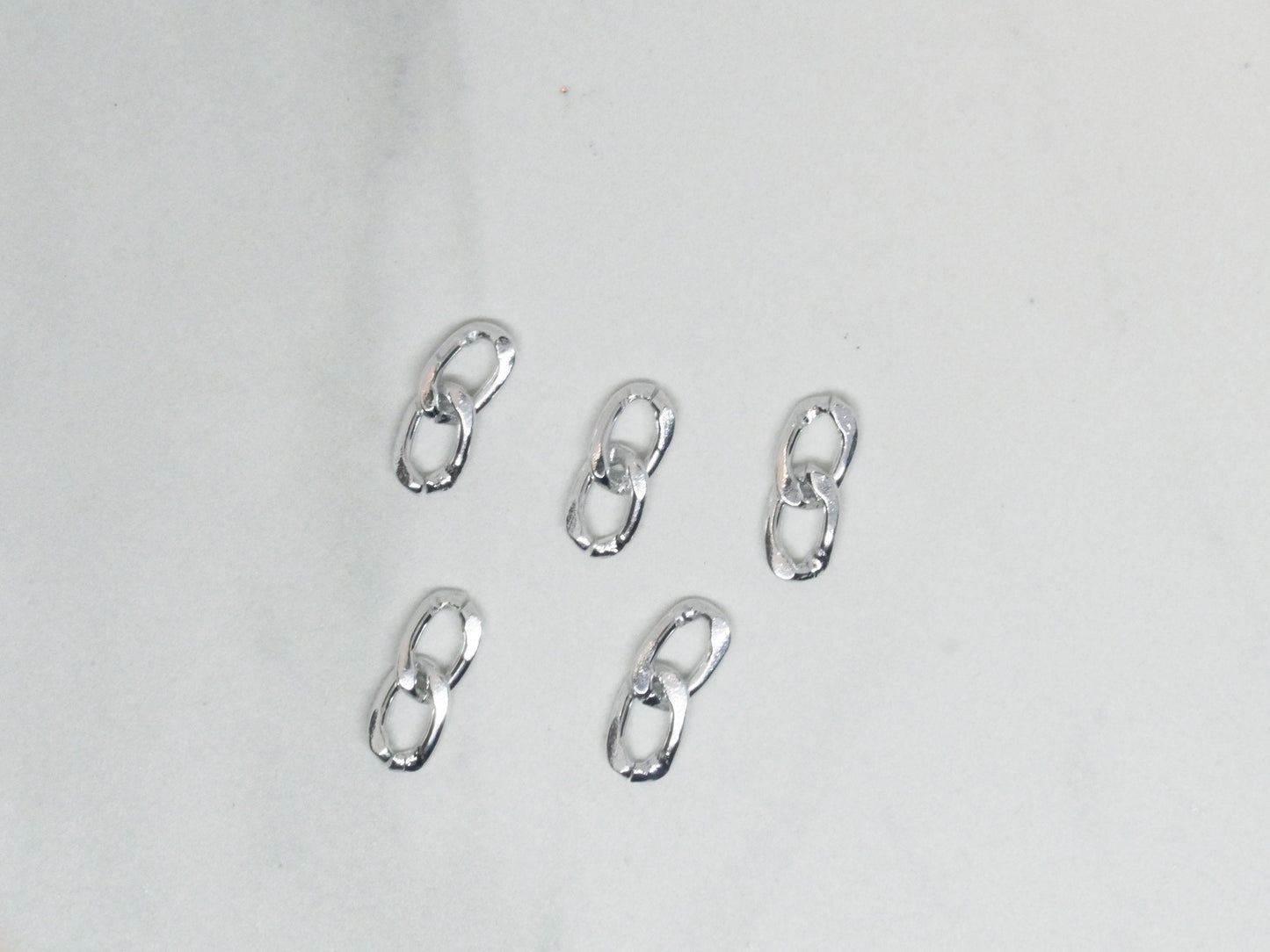 5pcs Metal Steel Chain Punk Style for 3D nail and Mini crafts supply/ multi style nail art deco gold chain set