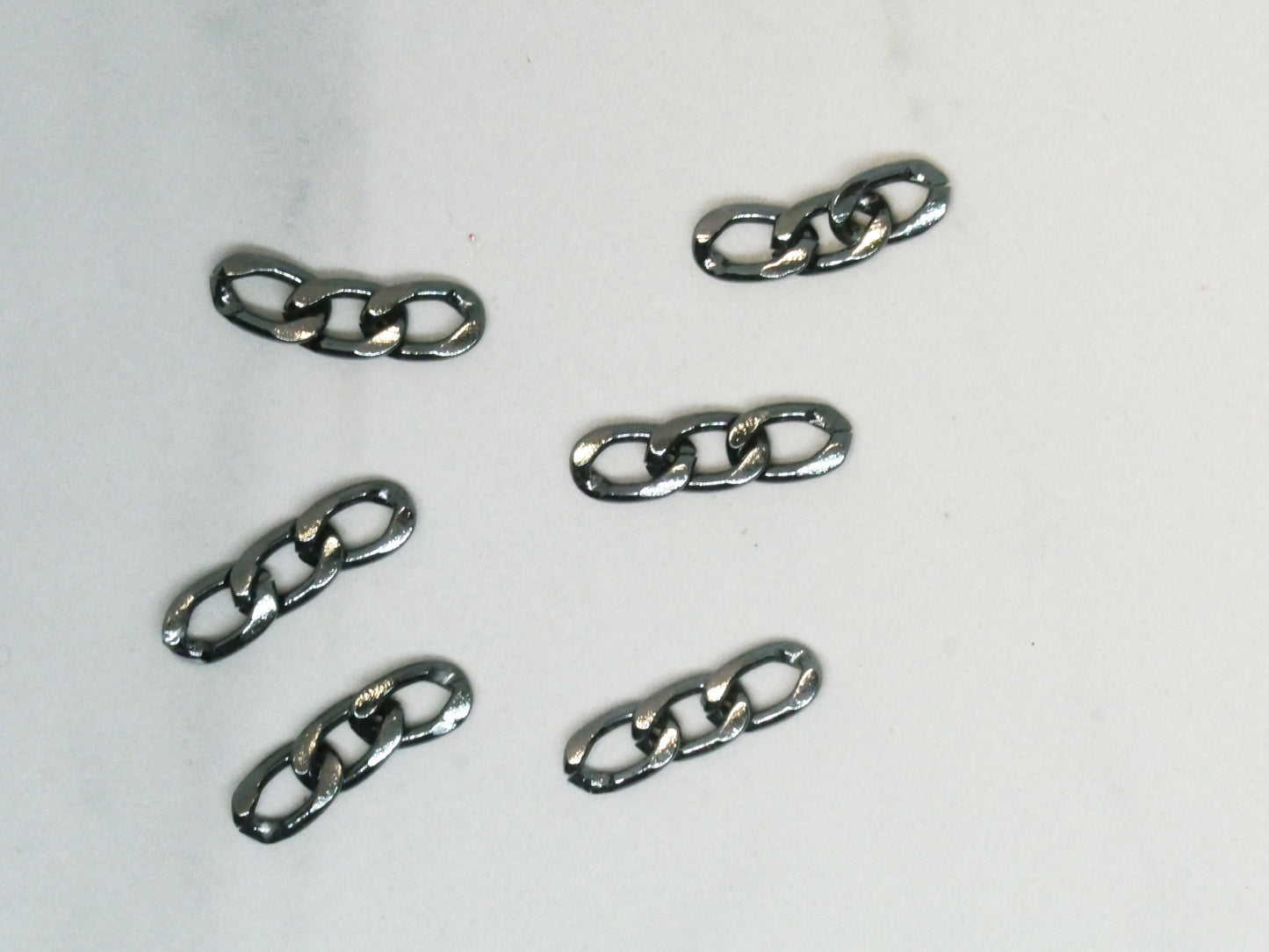 5pcs Metal Steel Chain Punk Style for 3D nail and Mini crafts supply/ multi style nail art deco gold chain set