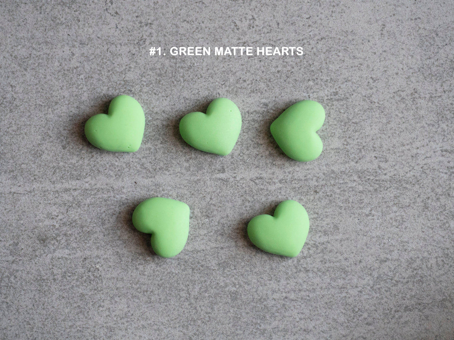 5 pcs Candy Gummies Nail Deco/ Sour Jelly Stars Heart 3D Decal