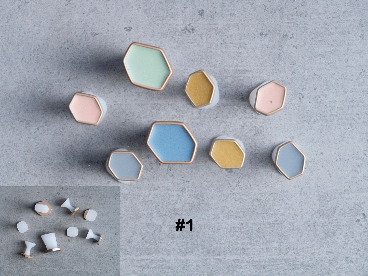 8 pcs Morandi Geometrical Toe Nail Tools Reusable Finger Bracket Nail & Soothing Elegant Toe separators Pedicure Supplies Tools