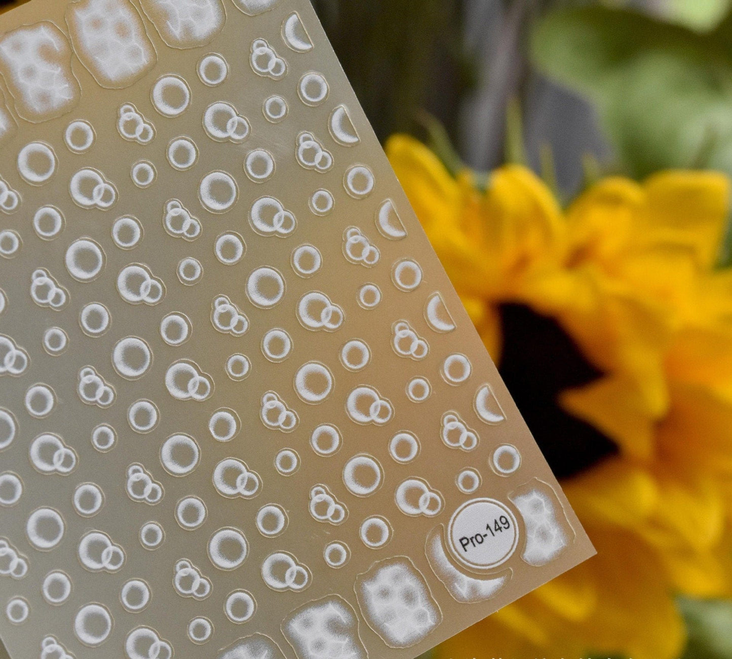 Bubbles nail sticker/ Ultra Thin 3D Globule Bubble Nail Art Stickers Self Adhesive Decals/ Manicure Pedicure supply