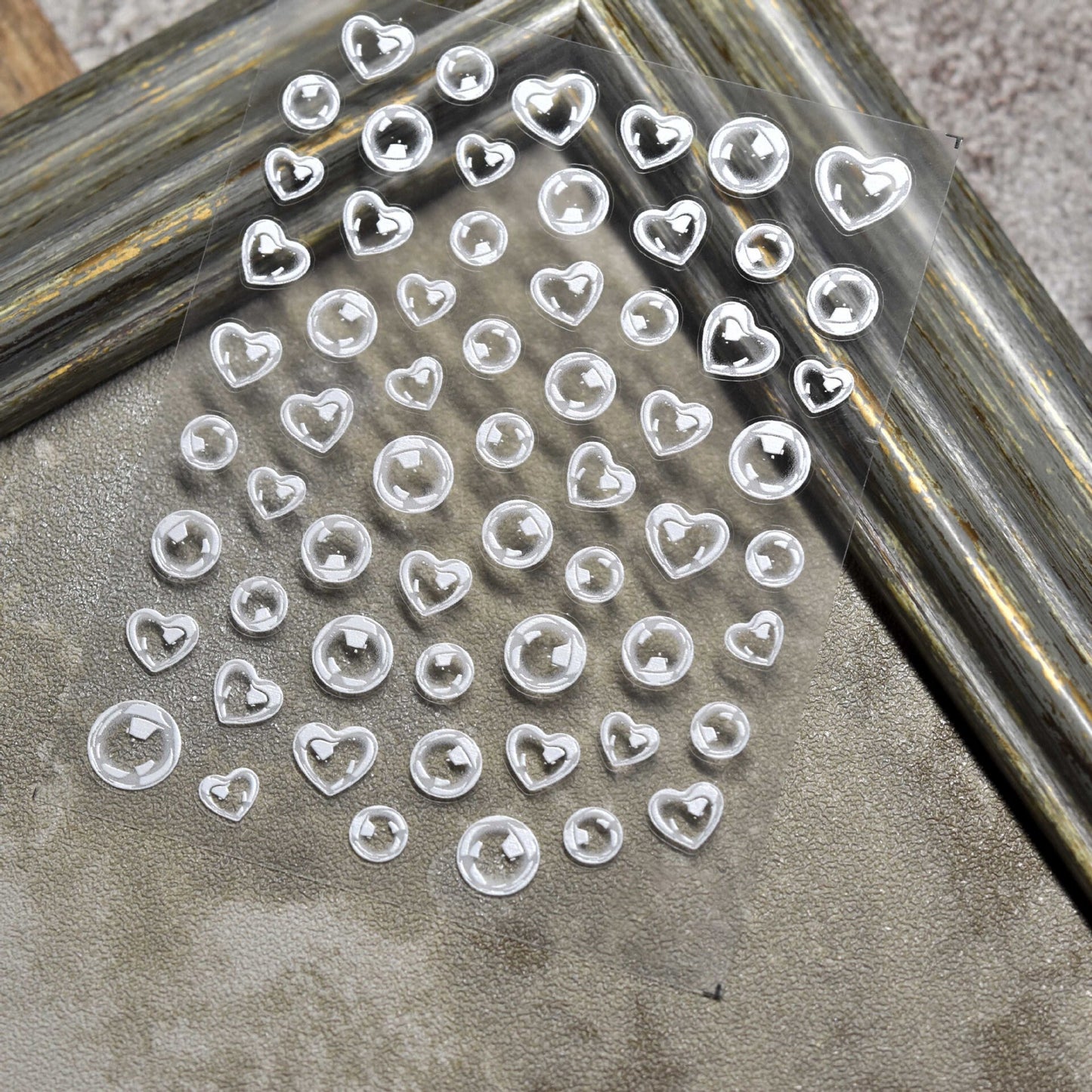 Bubbles nail sticker/ Ultra Thin 3D Globule Bubble Nail Art Stickers Self Adhesive Decals/ Manicure Pedicure supply