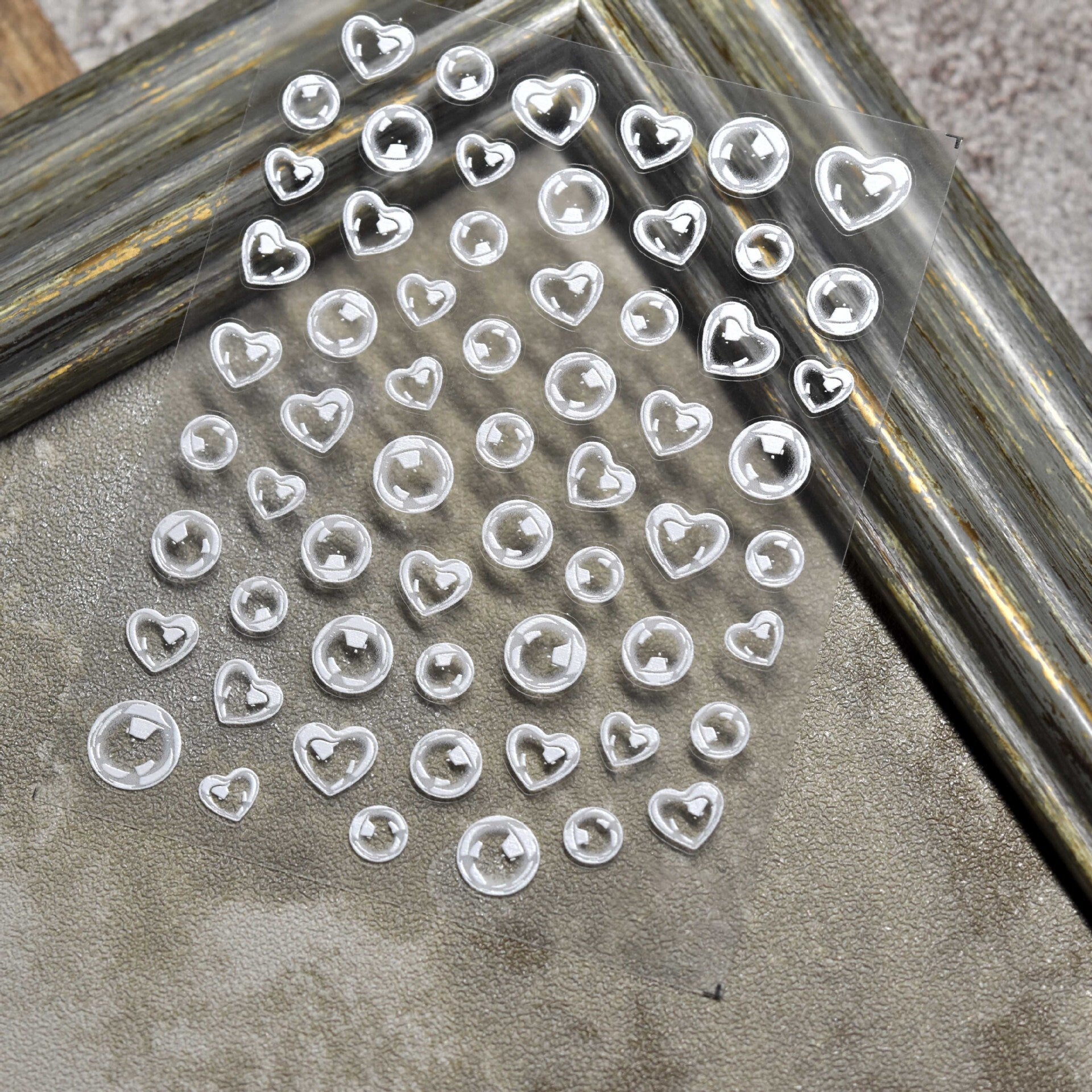 Bubbles nail sticker/ Ultra Thin 3D Globule Bubble Nail Art Stickers Self Adhesive Decals/ Manicure Pedicure supply