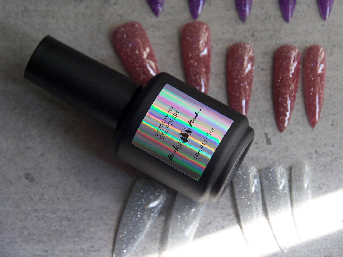 15ml Glittery Top Coat UV Gel/ Matte & Shining Smoothie Glitter Sparkles Manicure uv gel polish