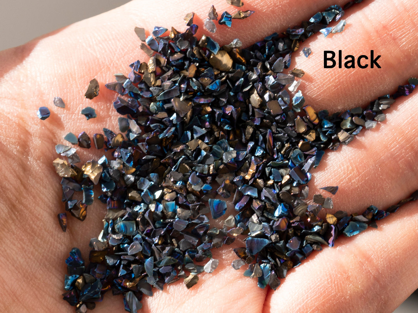 10g Metallic Broken Glass Irregular Stones for nail art/ Metallic rocks