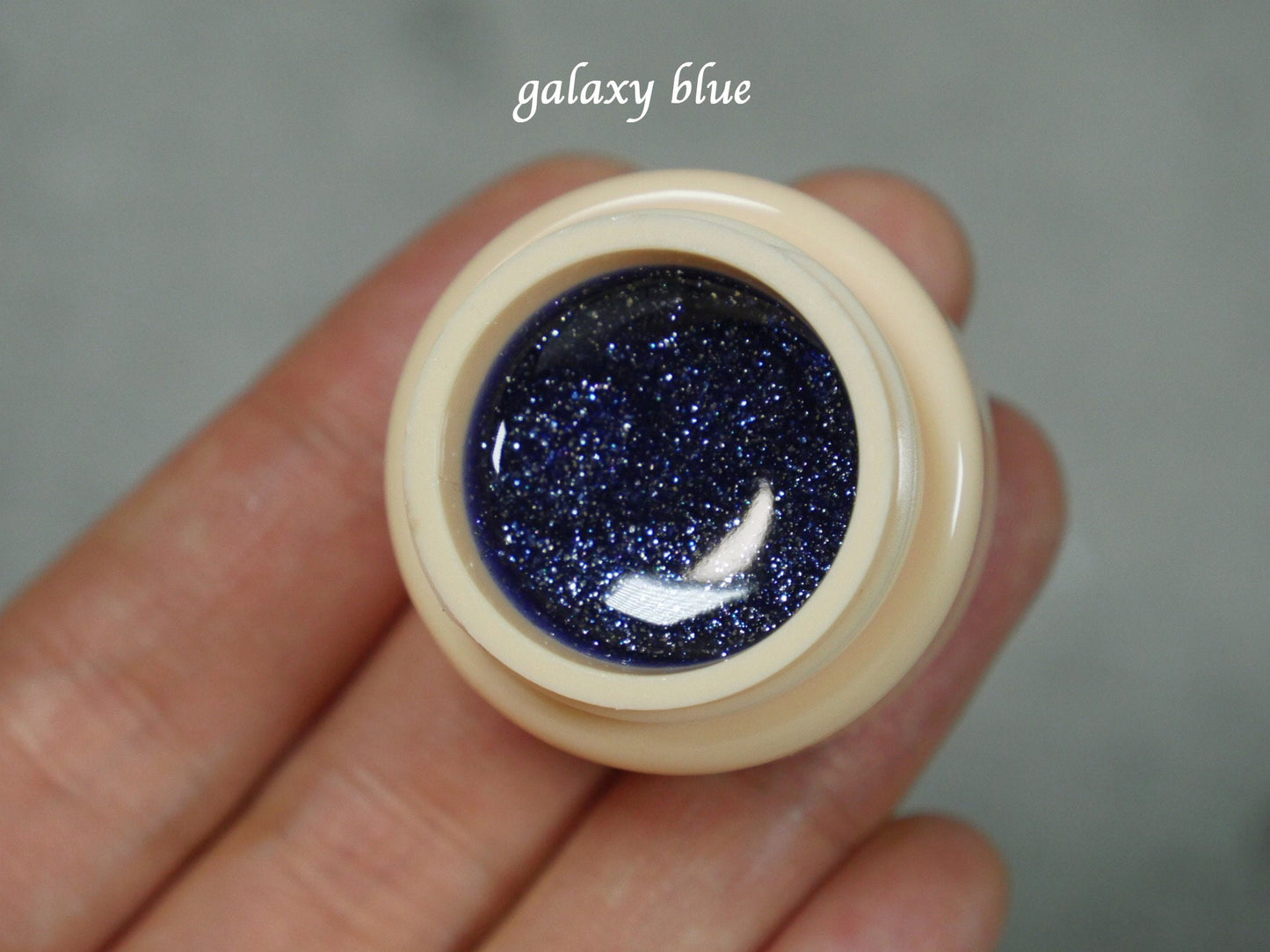 5g Solid Jelly UV Gel Nail Art /Galaxy Blue Glittery Navy Nails Pudding UV Gels Creamy Gel Manicure Nails Polish Starry Universe Nail