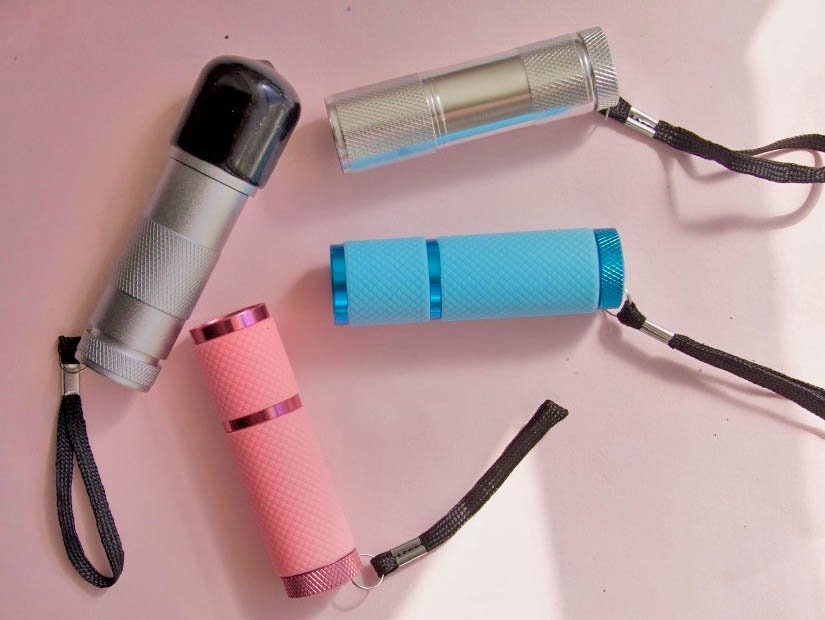 Portable UV flashlight/ Nail art dryer UV gel Lamp Presser