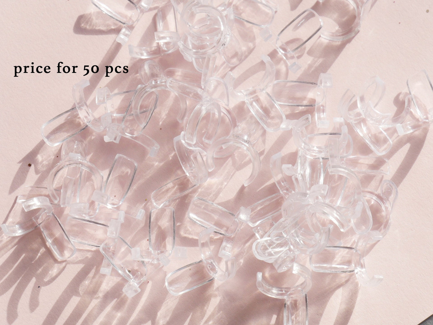 50 pcs nail color tag ring/ Nail gel nail polish color display rings/ UV gel Bottle Color Identify Tool/ Color Swatch