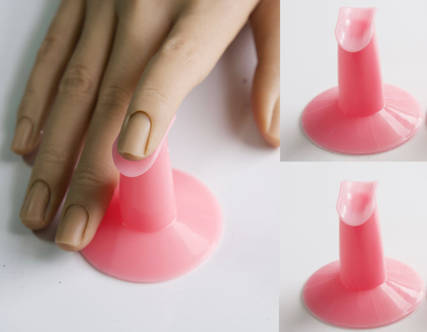 2pcs Plastic Finger Stand Support Stabilized Holder/ Fingers Rest Holder for Nail Art Design Nail Technician Painting tool Nail polish