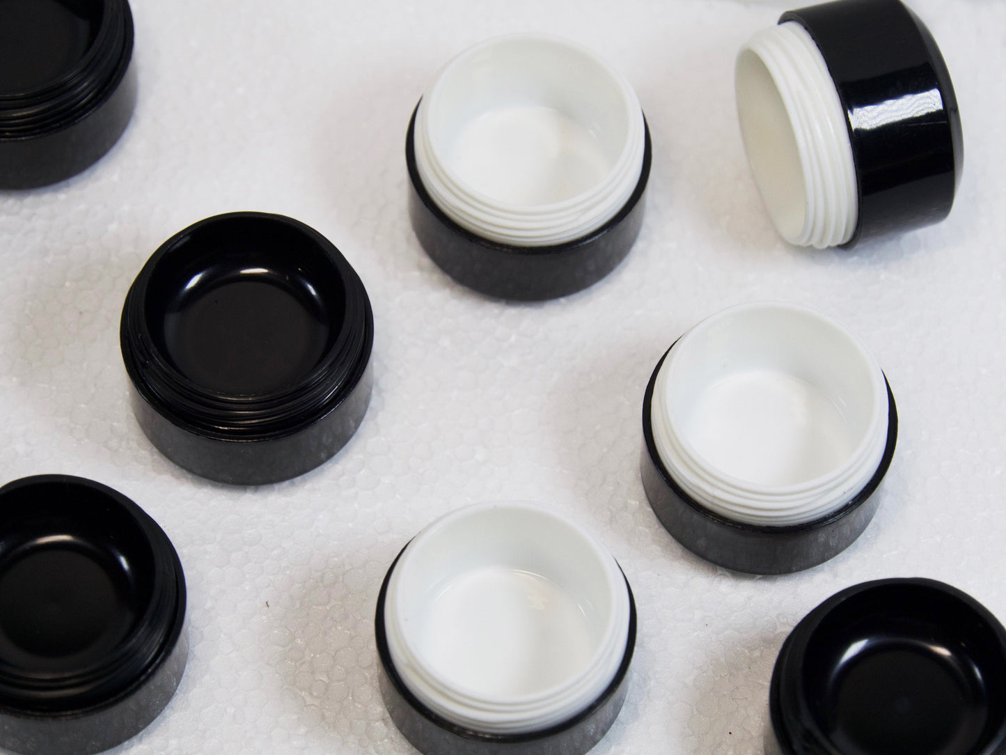 2pcs Empty Jars/ 5g 10g UV gel, mask, glitter, pigment, cream, lotion Container Travel Plastic Bottle Sub Jar/ Sample sale Supply