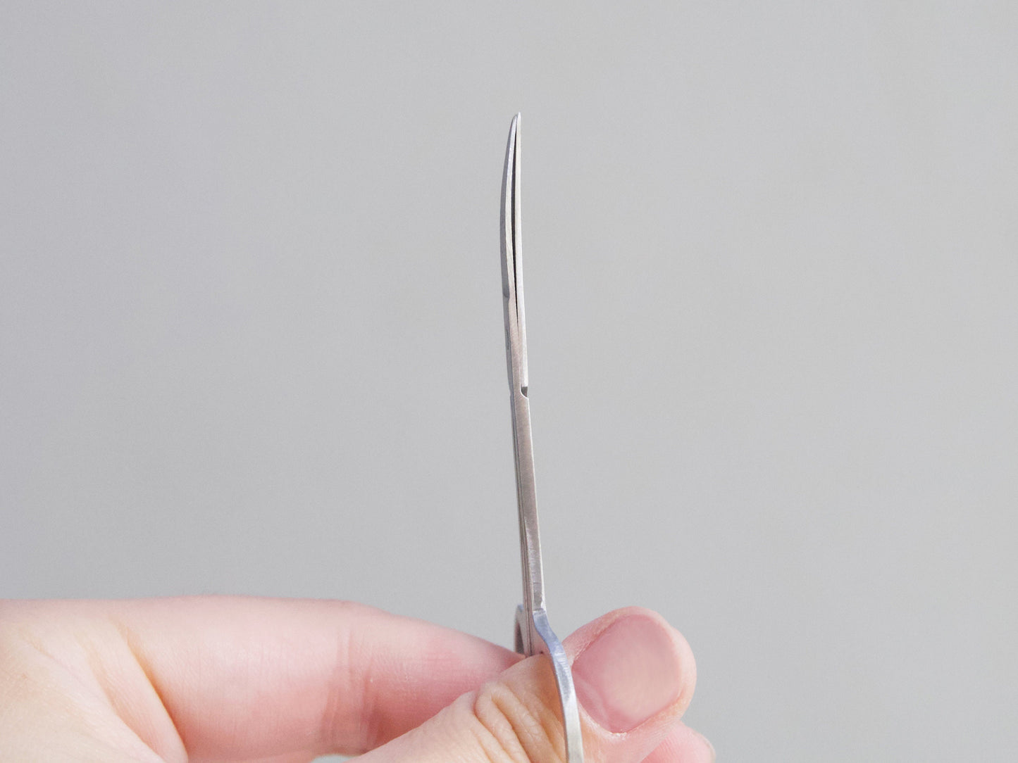 Silver Curved head Eyebrow Scissor, Stainless Steel Craft Scissors, Scissors Embroidery Scissors, Nail sticker Scissor, foil cutter