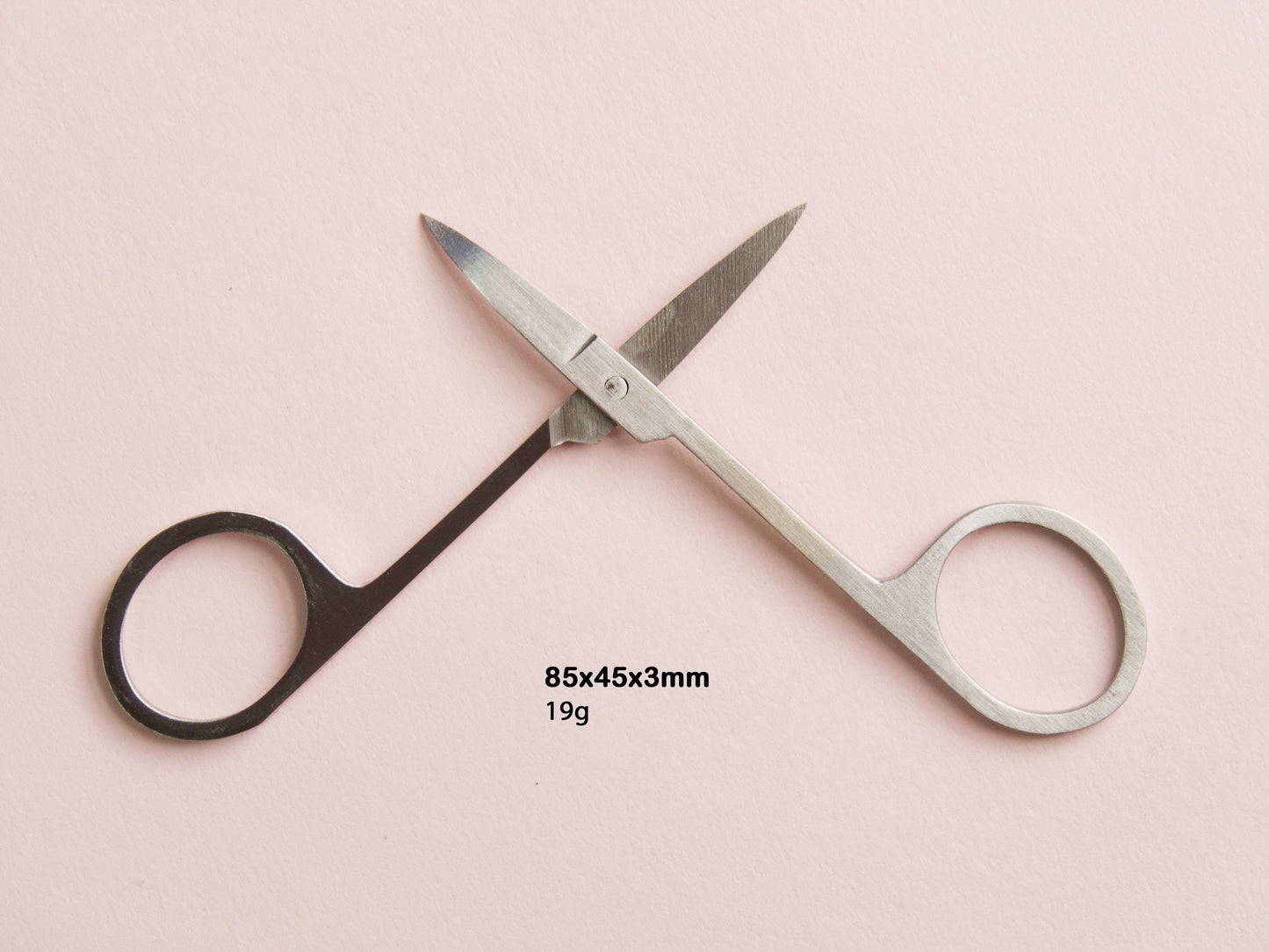 Silver Curved head Eyebrow Scissor, Stainless Steel Craft Scissors, Scissors Embroidery Scissors, Nail sticker Scissor, foil cutter